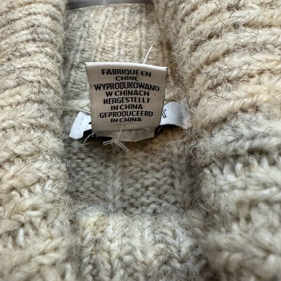 William Rast Sweater Womens Medium Rustic Neutral Chunky Knit Capsule Turtleneck - Picture 7 of 15